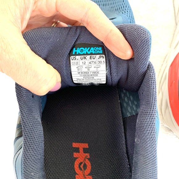 HOKA one Bondi 7 Mens in outer space - Picture 8 of 11